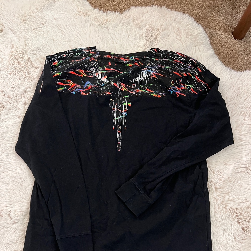Marcelo Burlon black long-sleeves t-shirt
